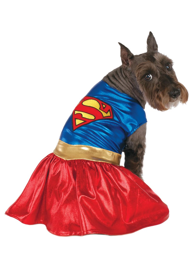Rubies DC Comics Superheroes: Supergirl Pet Costume for For Dogs or Cats by Rubies, XL - Image 1